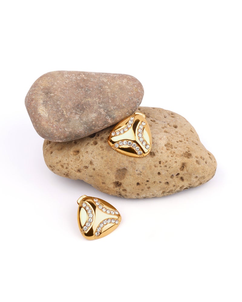 TAAHIRA Rumi Zircon Earrings - Image 2